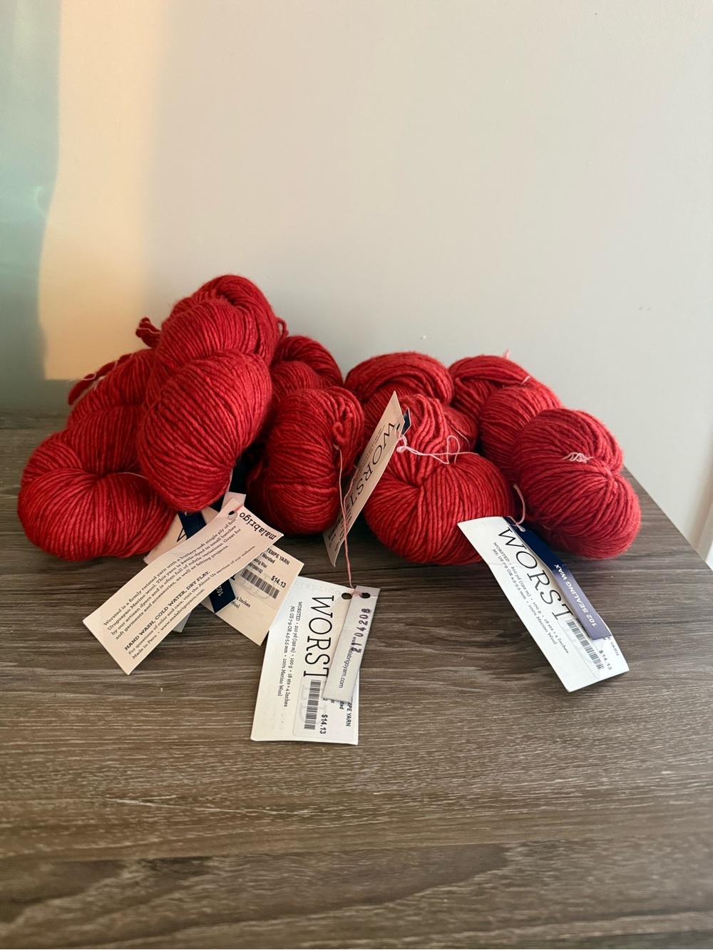 Malabrigo Worsted Yarn (set of 5 Skeins)
